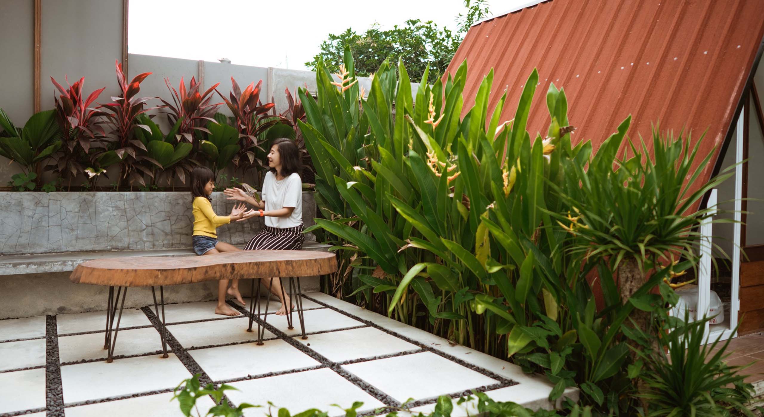 o segredo para um espaço verde acolhedor